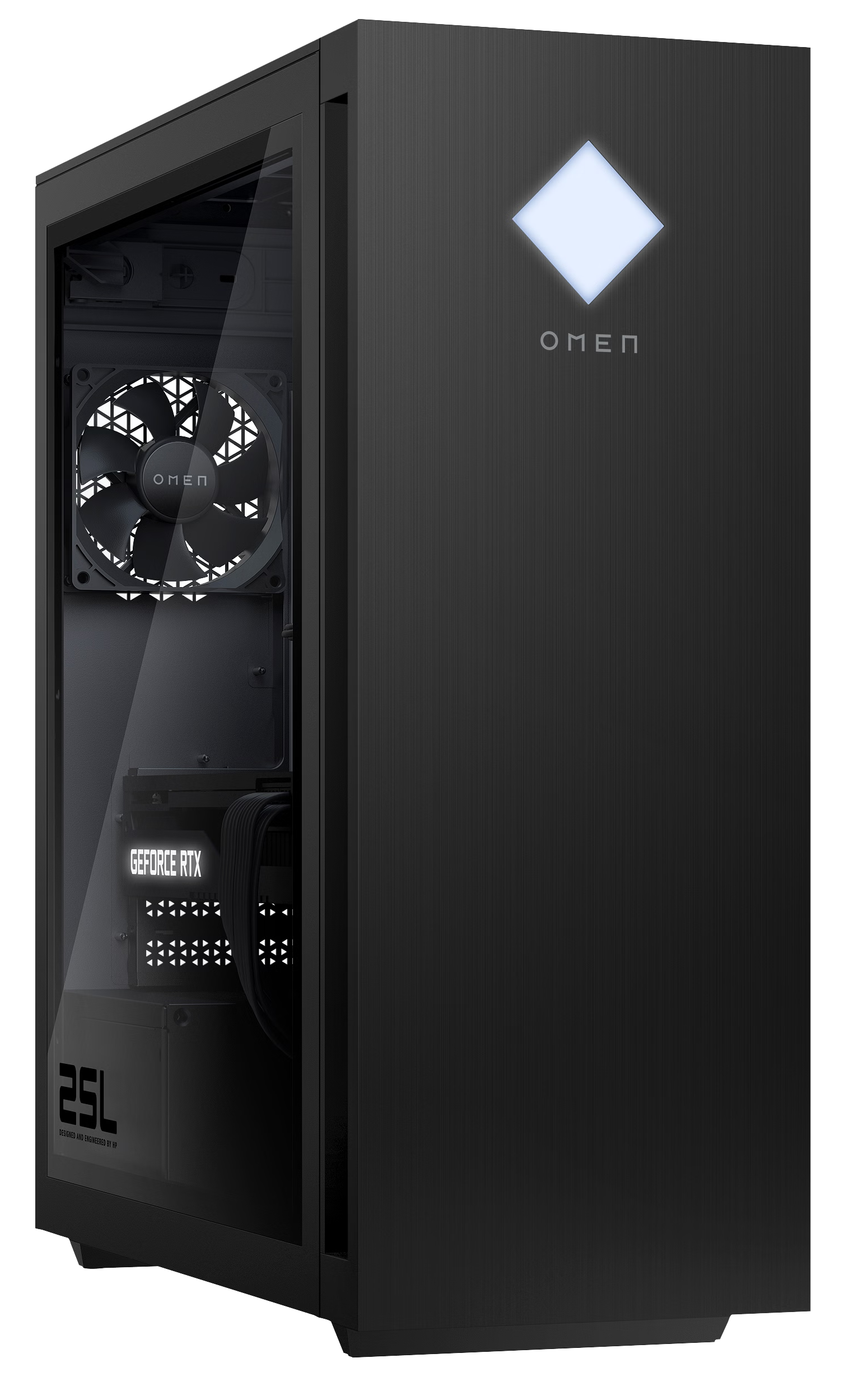 HP OMEN 25L DT GT15-1900ng i5-13400F 16 GB / 1 TB SSD RTX 4070 12 GB W11H schwarz Renew - Ohne Vertrag