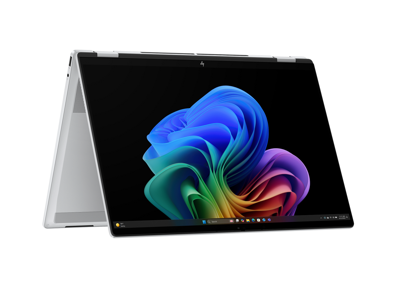 HP OmniBook X FlipNGAI 16-as0771ng 16" 2025 WUXGA TS Ultra 7 256V 16 GB / 512 GB SSD W11H QWERTZ Silber Renew - Ohne Vertrag