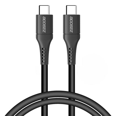 Accezz USB-C- auf USB-C-Kabel - 1 m - Schwarz
