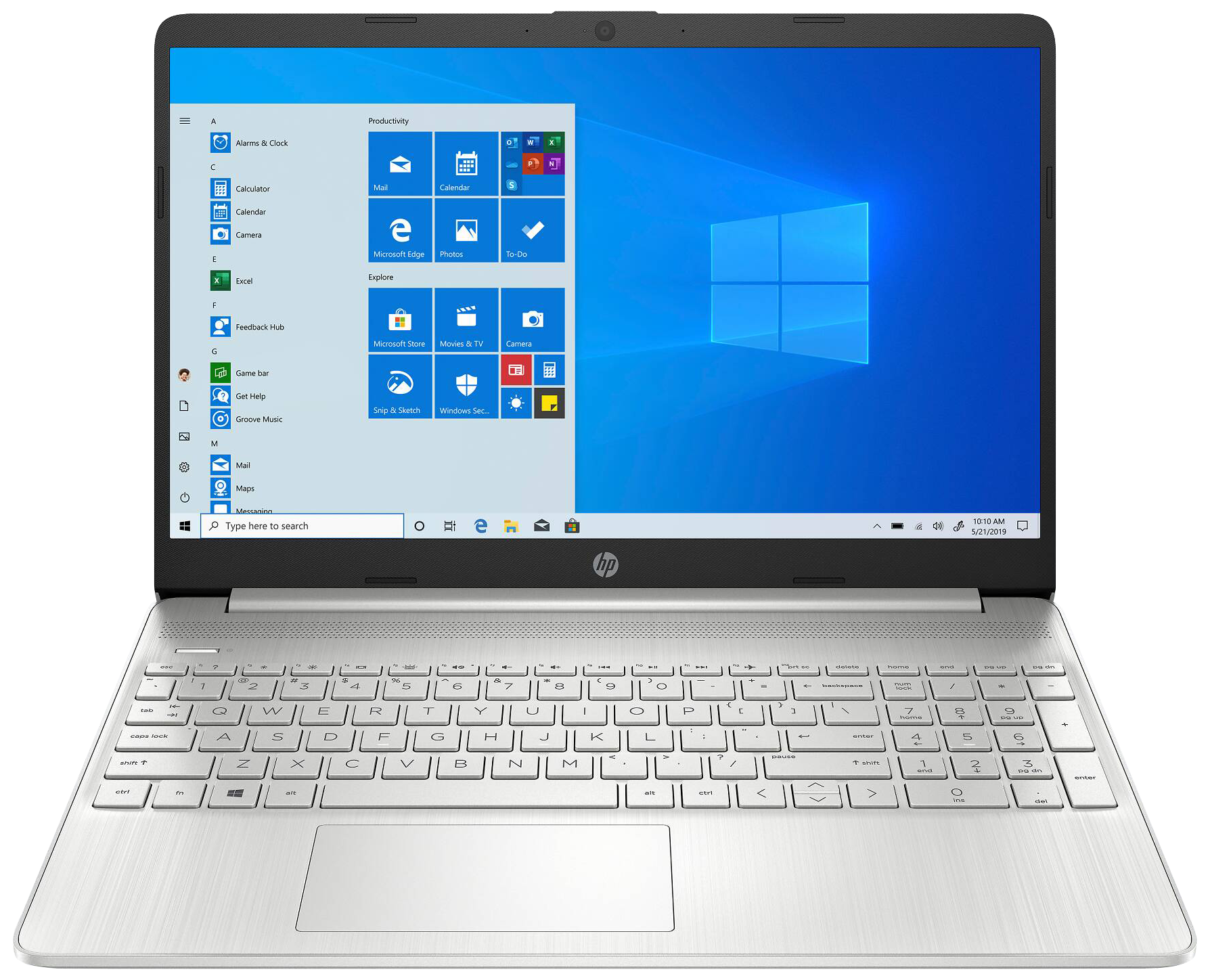 HP 15s-fq0710ng 15" FHD Celeron N4120 4 GB / 128 GB SSD W11S QWERTZ silber Renew - Ohne Vertrag