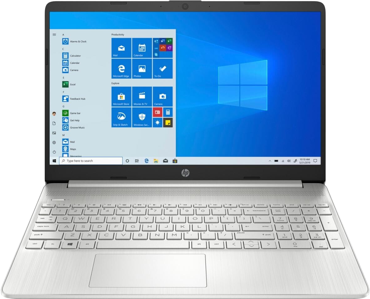 HP 15s-eq2276ng 15.6" 2021 FHD R7 5700U 16GB / 512GB W10H 366B5EA QWERTZ Silber - Ohne Vertrag