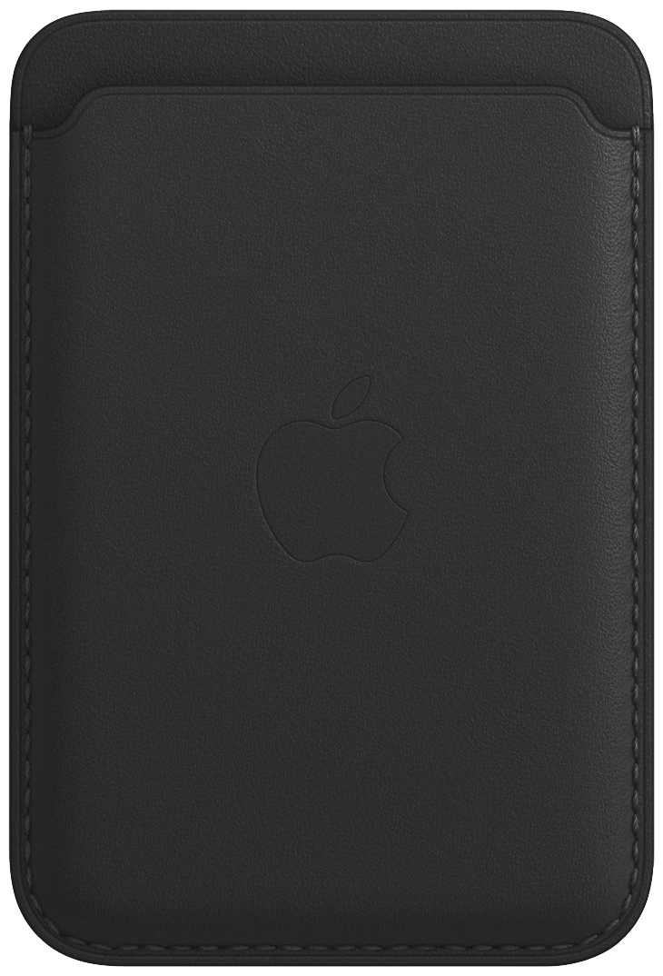 Apple Leather Wallet mit MagSafe Schwarz - Ohne Vertrag