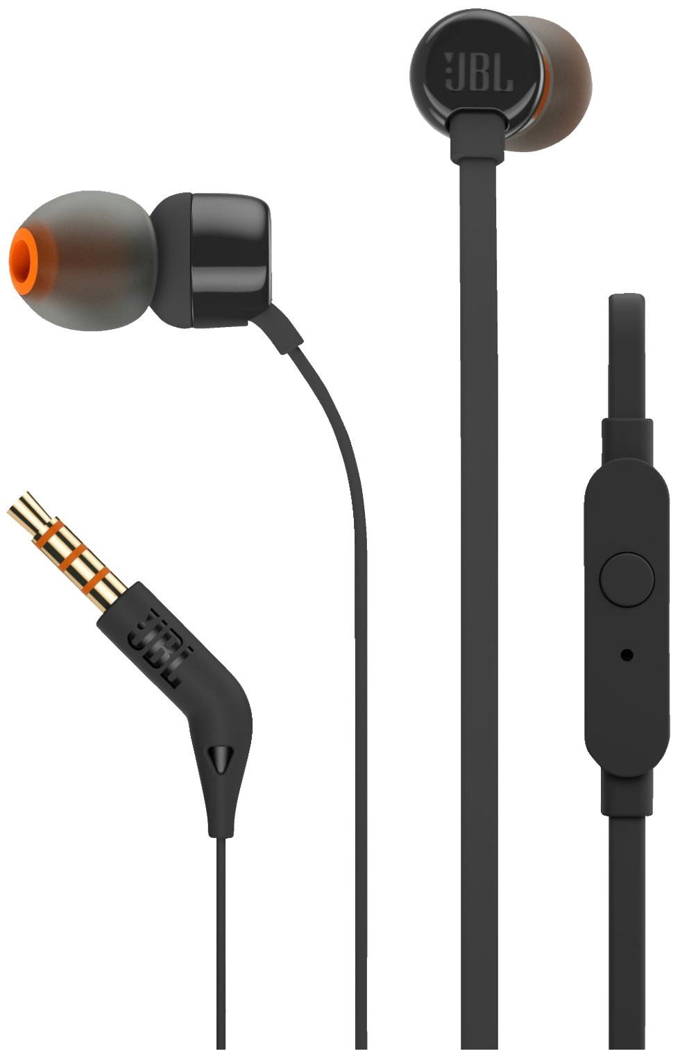 JBL T110 Mit Kabel In-Ear Headset schwarz - Ohne Vertrag
