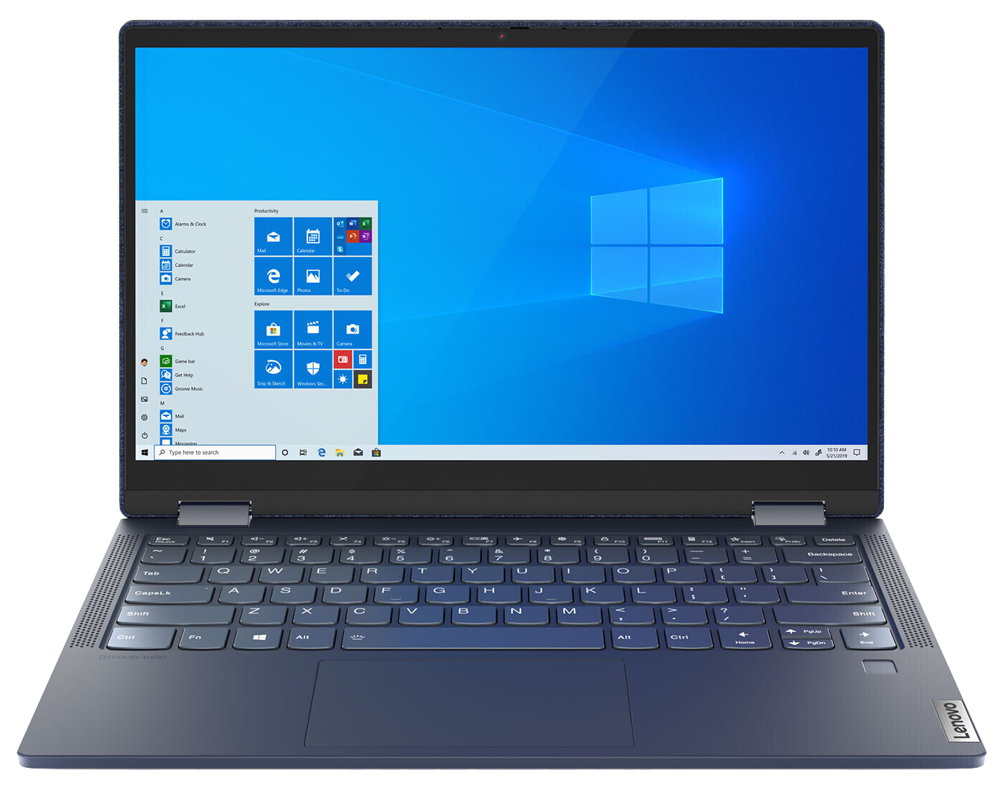 Lenovo Yoga 6 13.3' Ryzen 5 5500U 8 GB RAM 512 GB SSD W10H schweizer QWERTZ Tastatur Blau - Ohne Vertrag