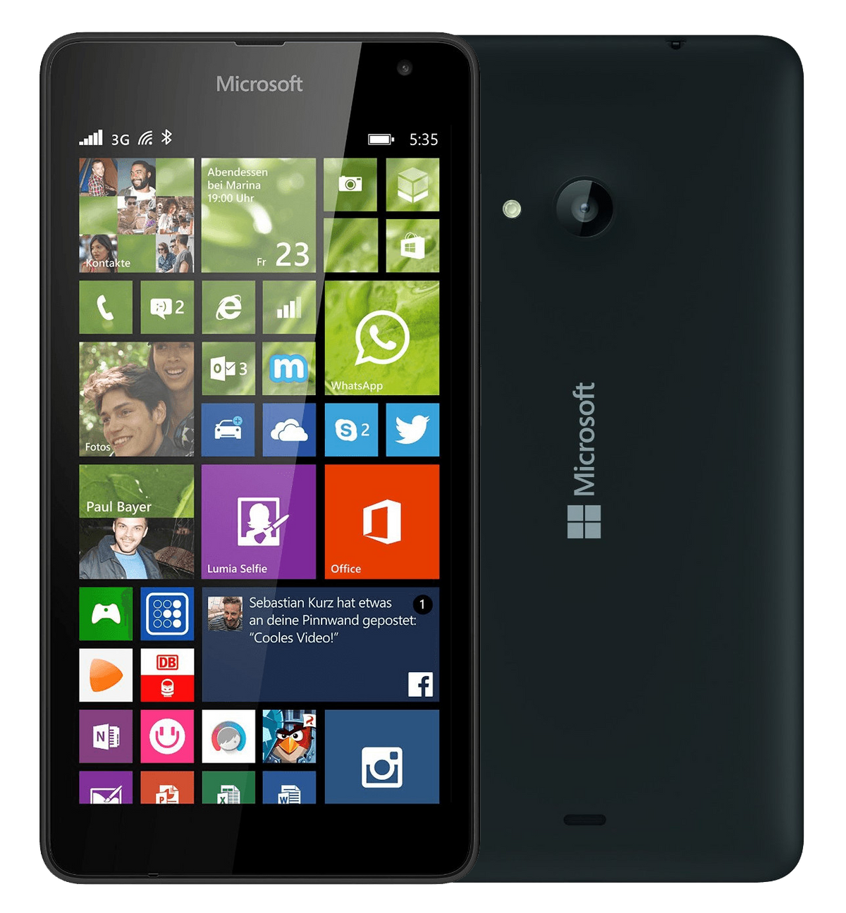 Nokia Lumia 535 schwarz - Ohne Vertrag