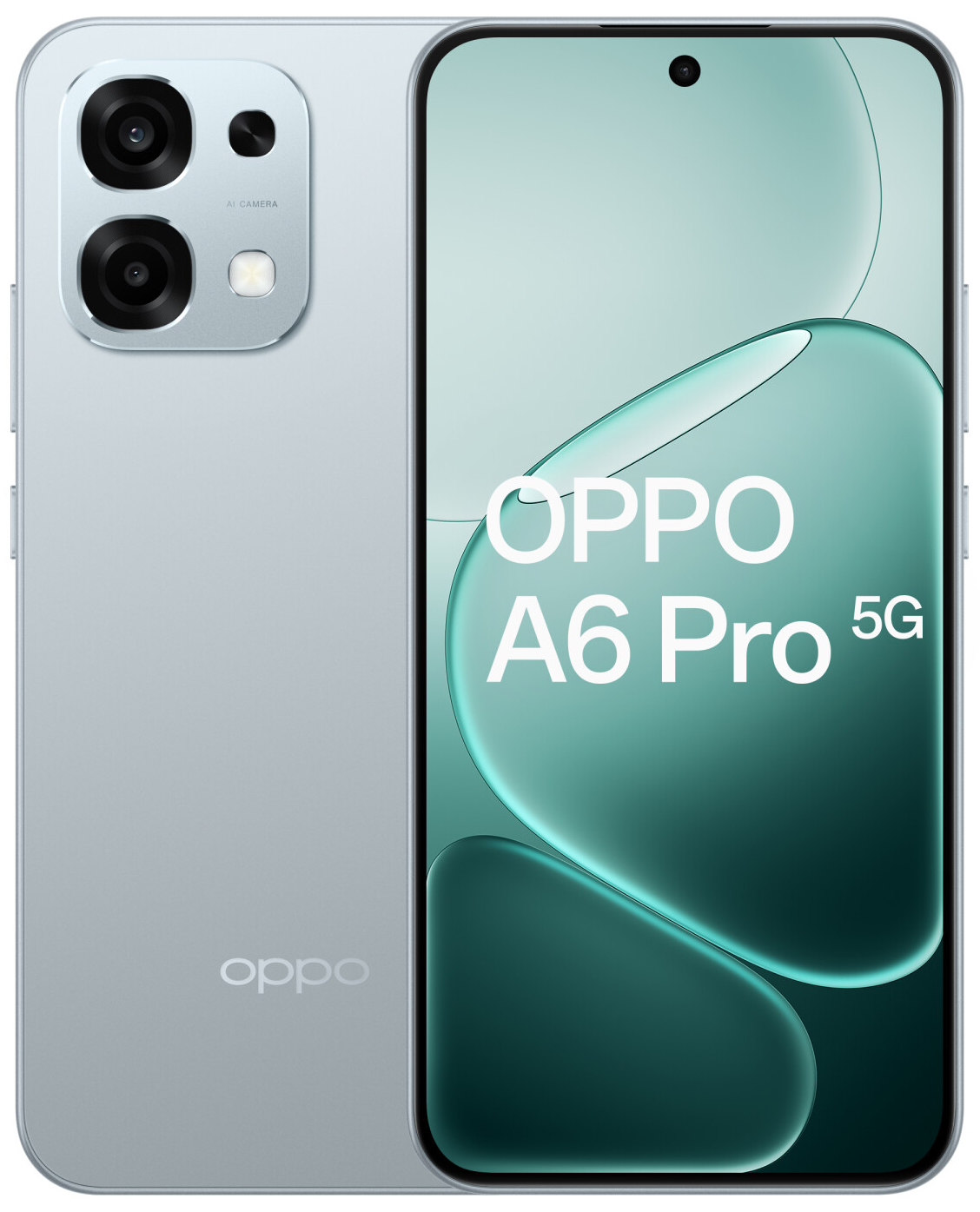 Oppo A6 Pro 5G Dual-SIM silber - Ohne Vertrag