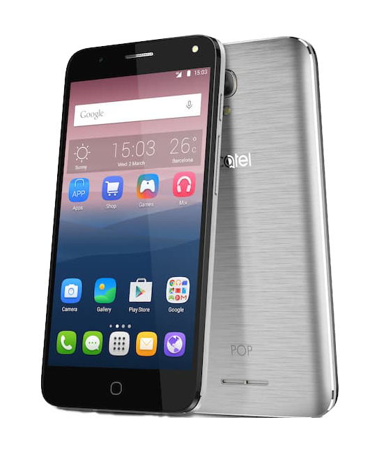 Alcatel One Touch Pop 4 5051X silber - Ohne Vertrag