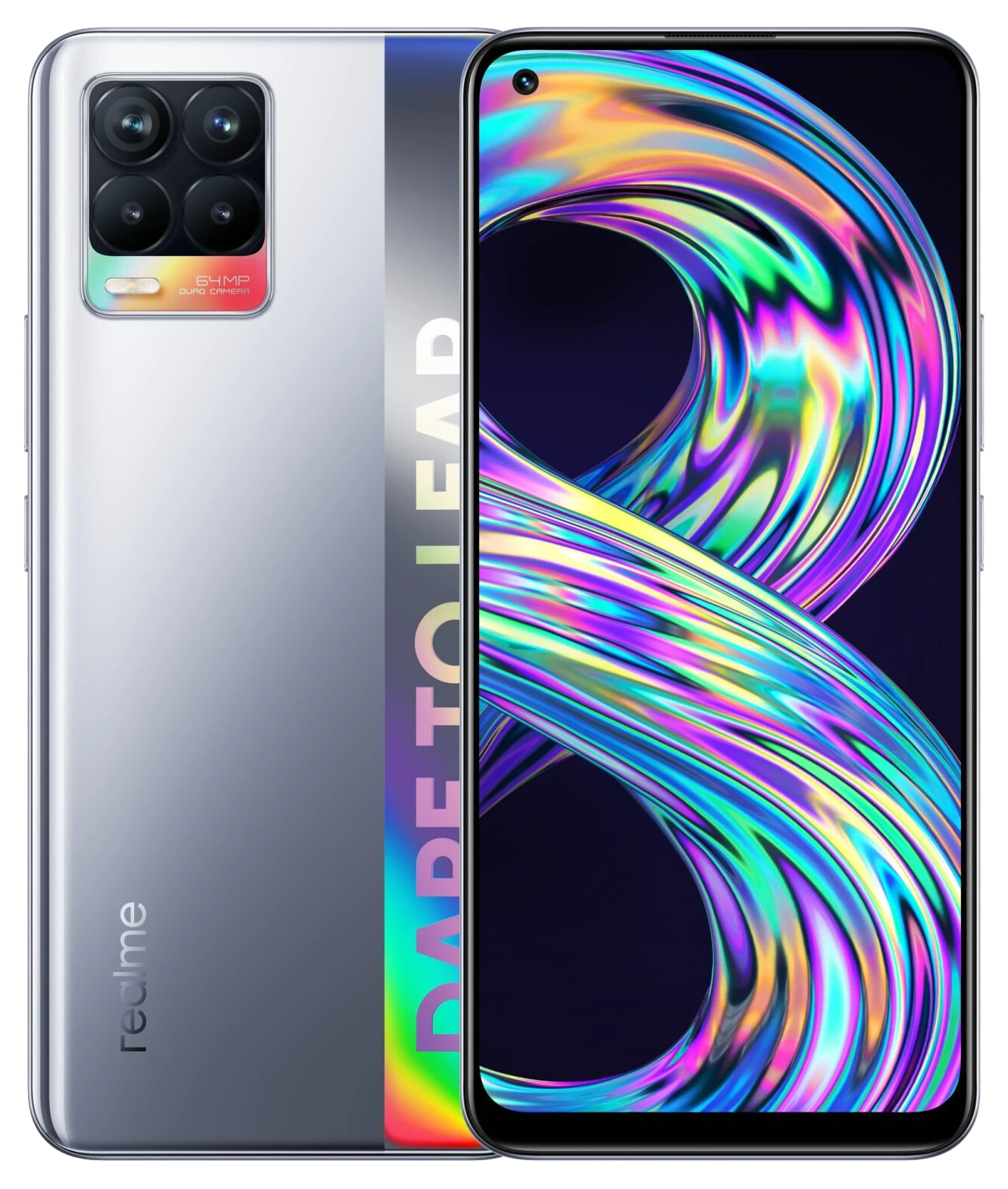 Realme 8 Dual-SIM 6 GB RAM silber - Ohne Vertrag