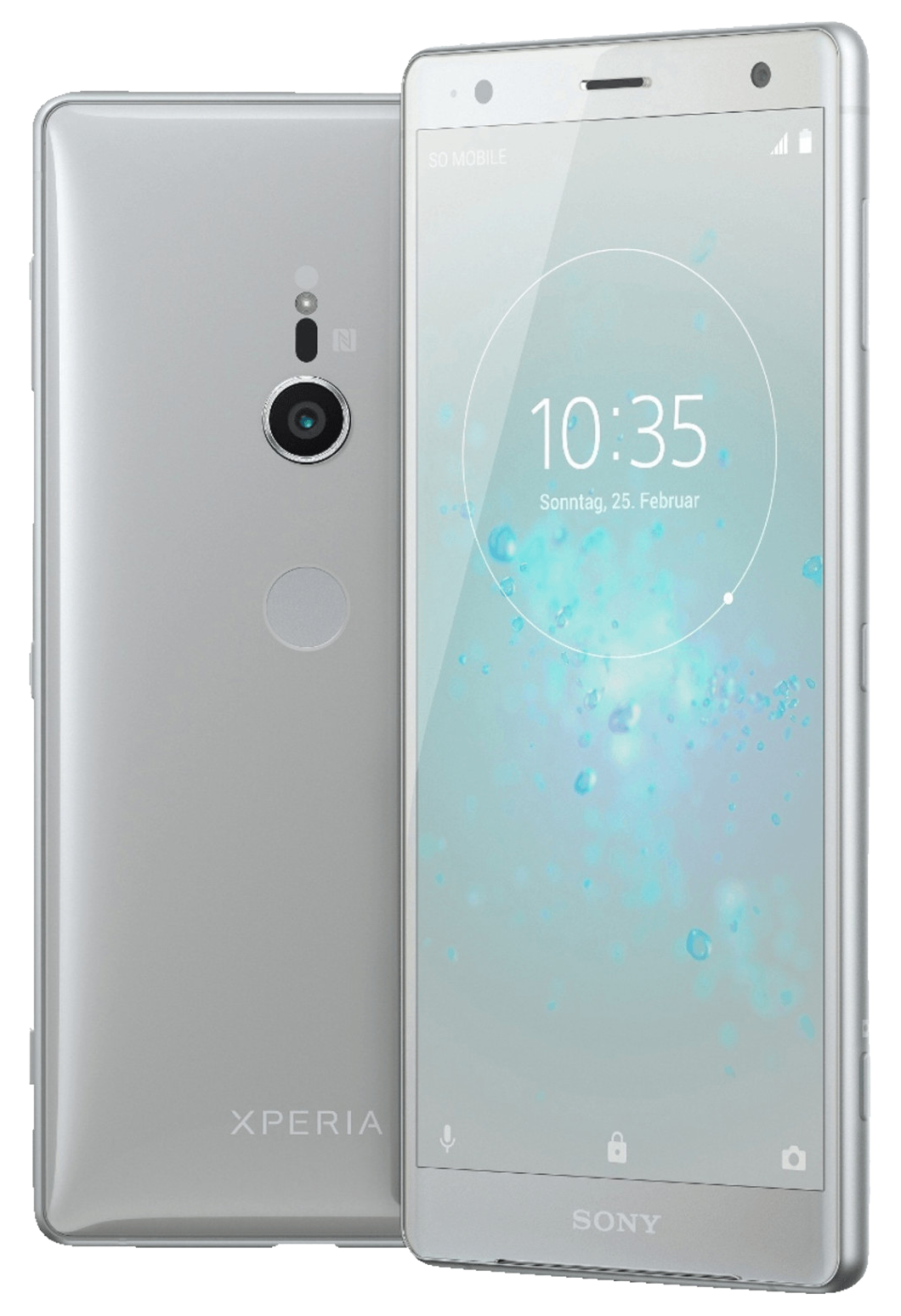 Sony Xperia XZ2 compact Dual-SIM silber - Ohne Vertrag