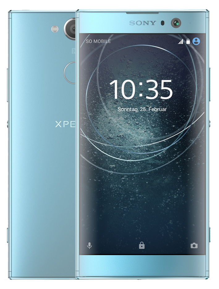 Sony Xperia XA2 blau - Onhe Vertrag
