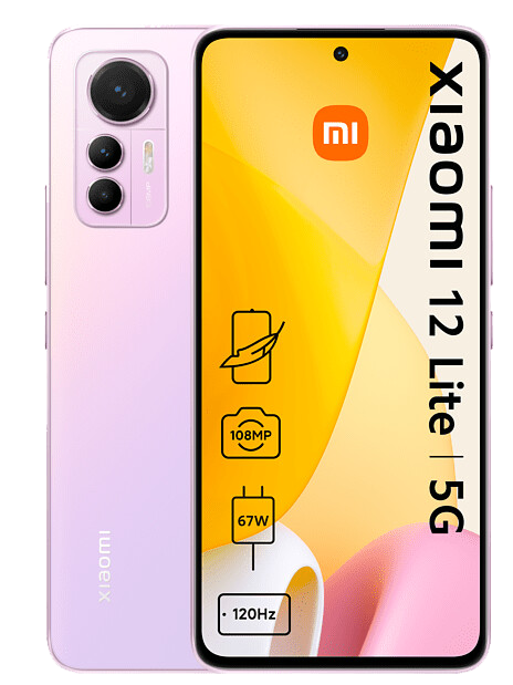 Xiaomi 12 Lite 5G Dual-SIM pink - Ohne Vertrag