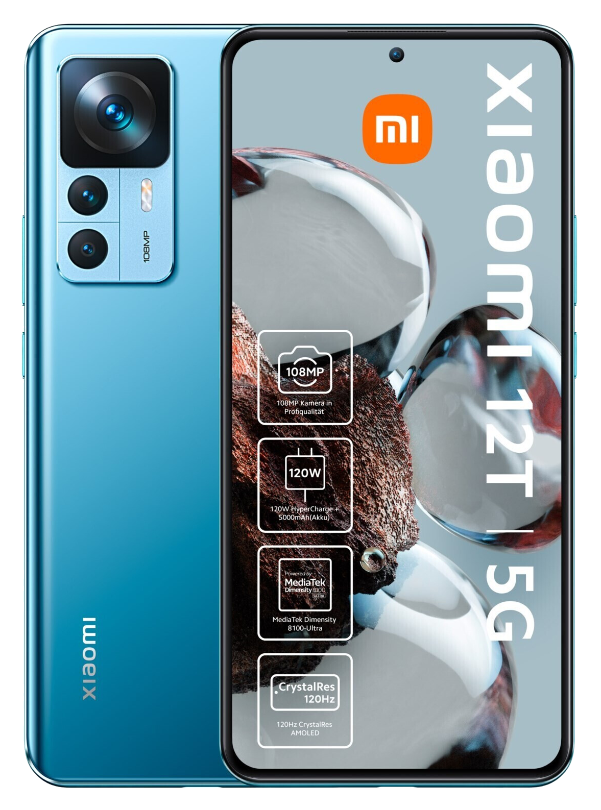 Xiaomi 12T 5G Dual-SIM blau - Ohne Vertrag