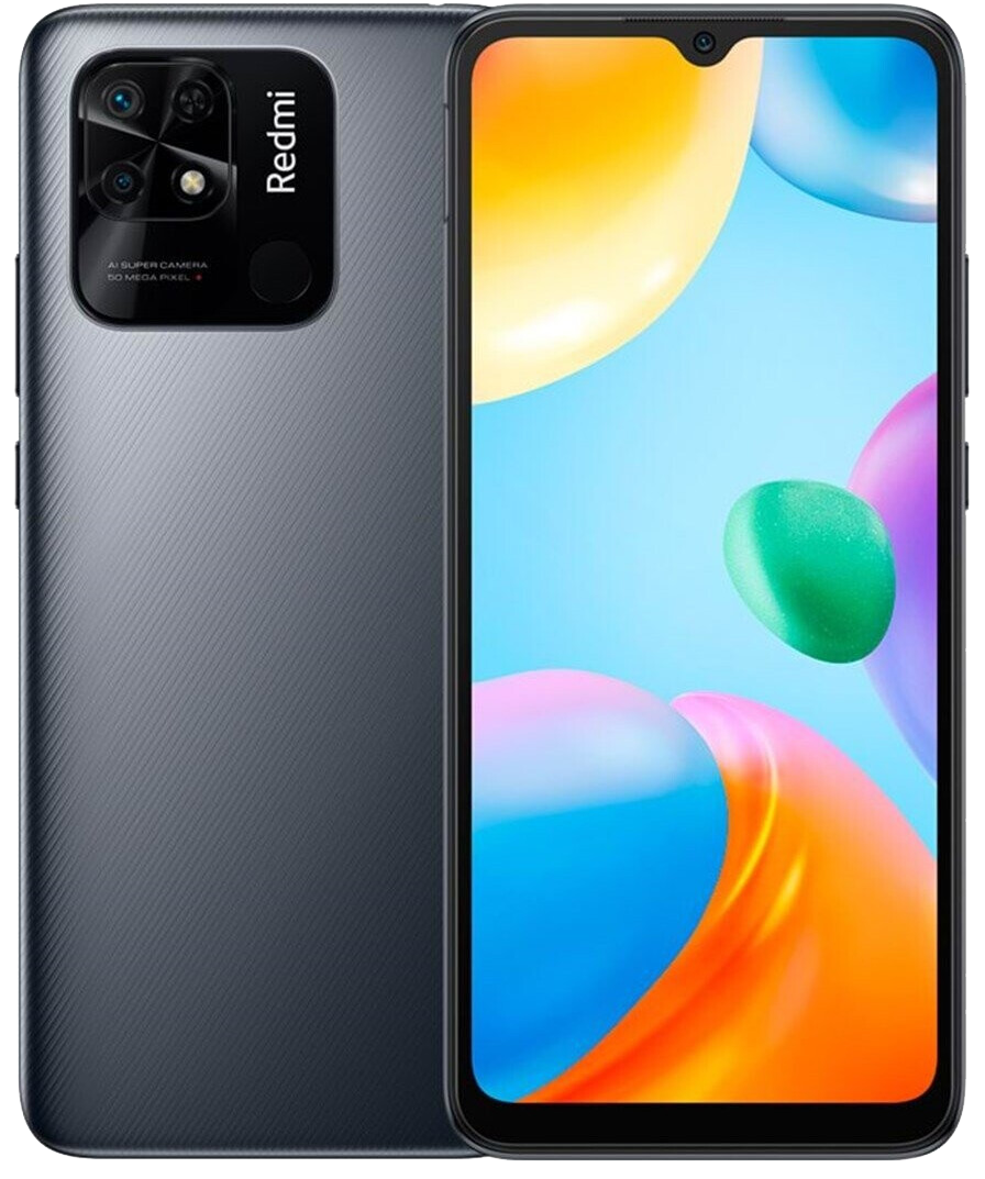 Xiaomi Redmi 10C Dual-SIM 4GB RAM grau - Ohne Vertrag