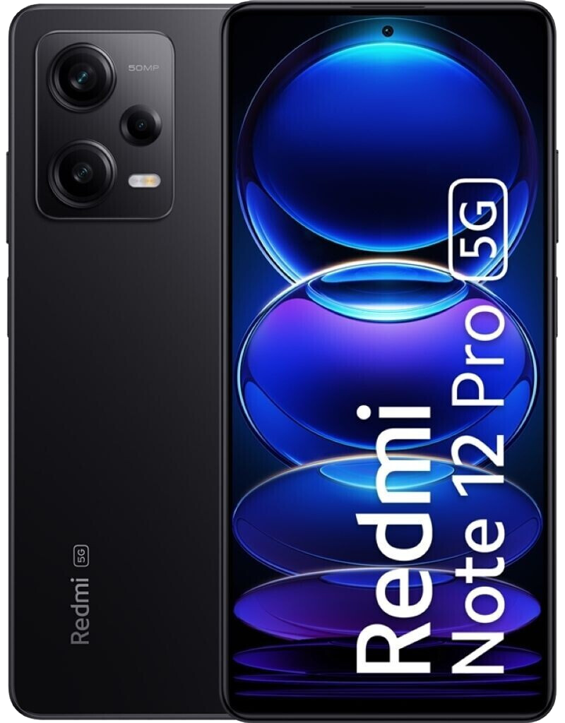 Xiaomi Redmi Note 12 Pro 5G Dual-SIM 6GB RAM schwarz - Onhe Vertrag