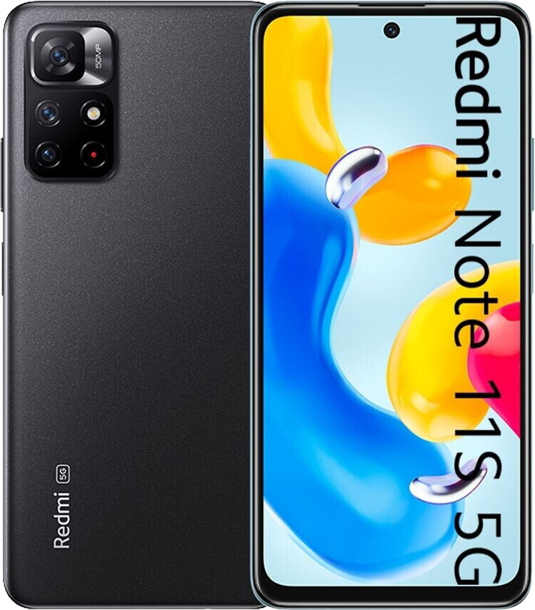 Xiaomi Redmi Note 11S 5G Dual-SIM 4GB RAM schwarz - Ohne Vertrag