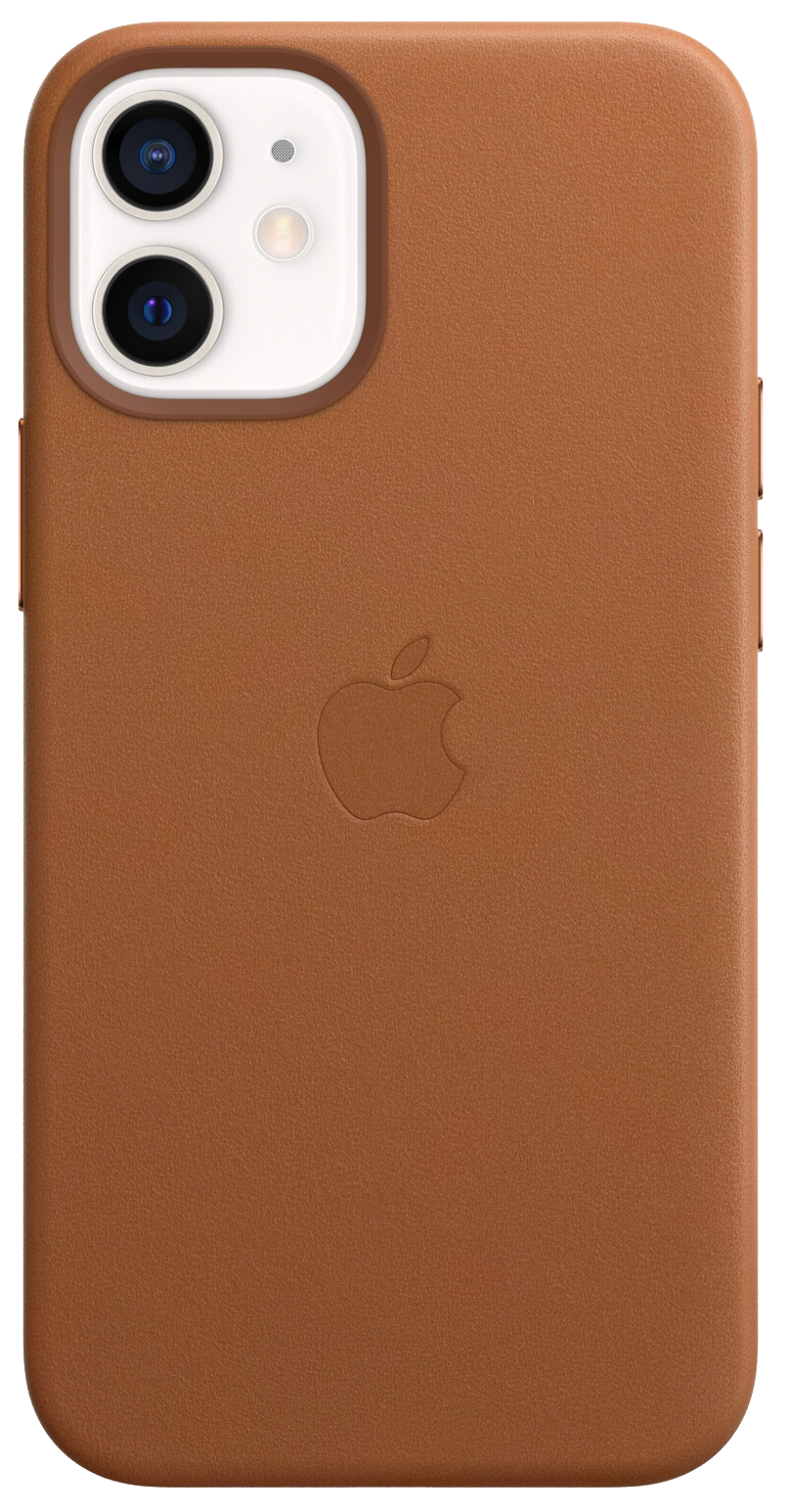 Apple Leder Case mit MagSafe (iPhone 12 mini) braun - Ohne Vertrag