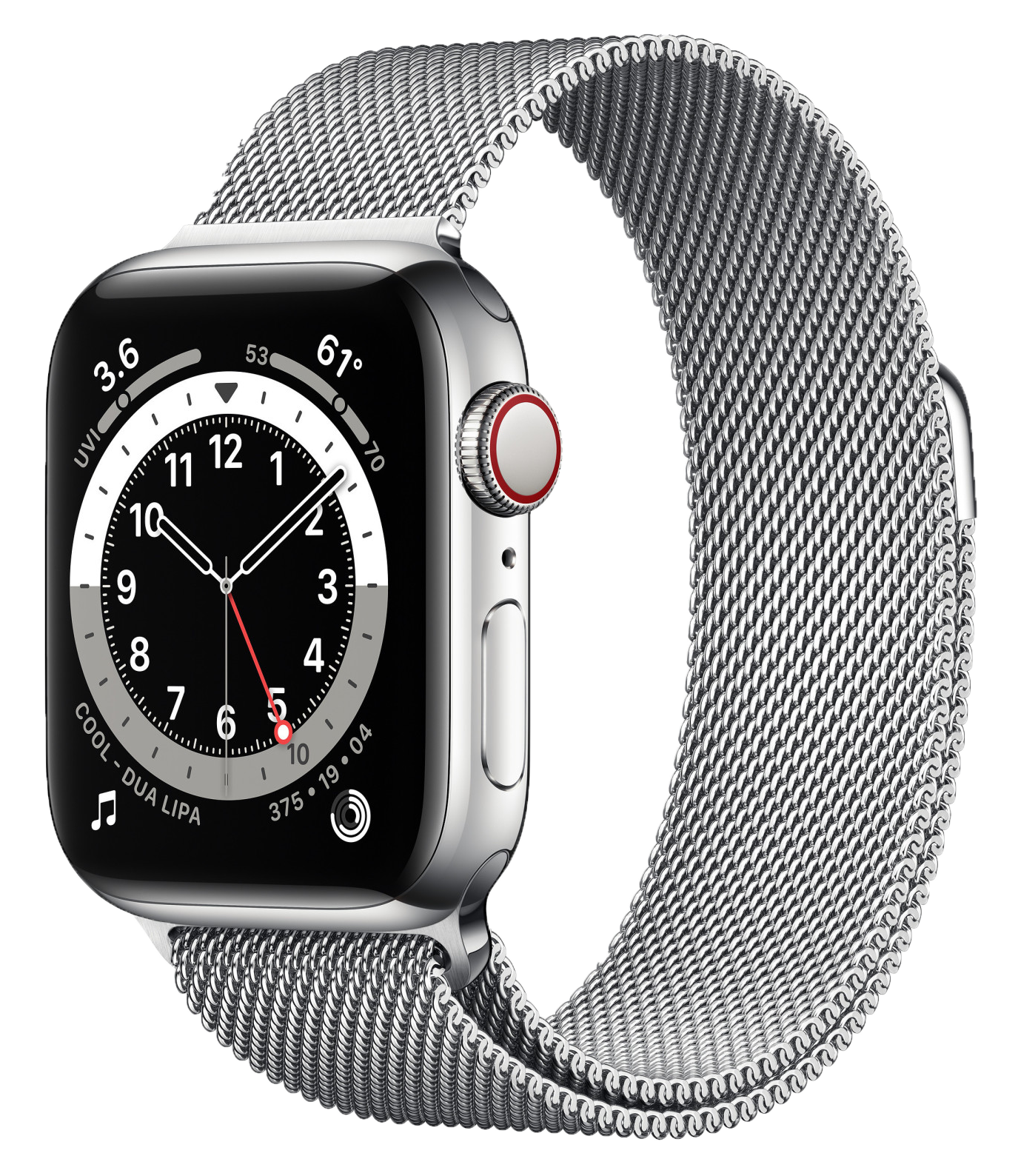 Watch 6 LTE Silber Edelstahl 40mm M06U3