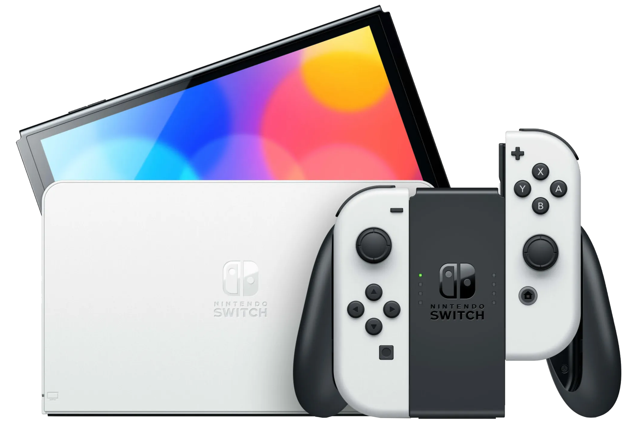 Nintendo Switch (OLED-Modell) + Mario Kart 8 weiß - Ohne Vertrag