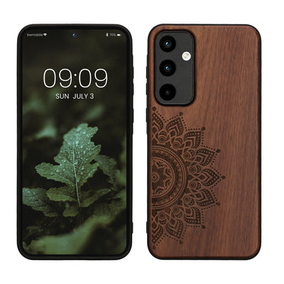 Holzhülle mit TPU Bumper für Samsung Galaxy A55 5G Holz