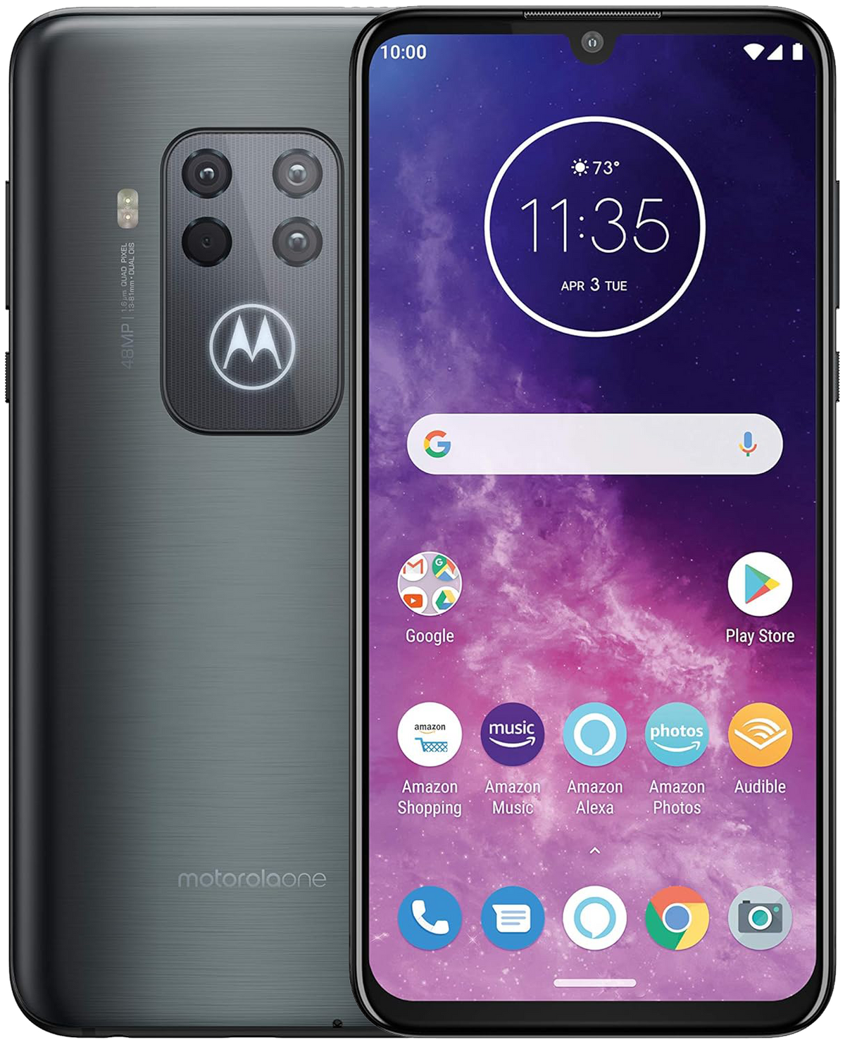 Motorola One Zoom grau - Ohne Vertrag