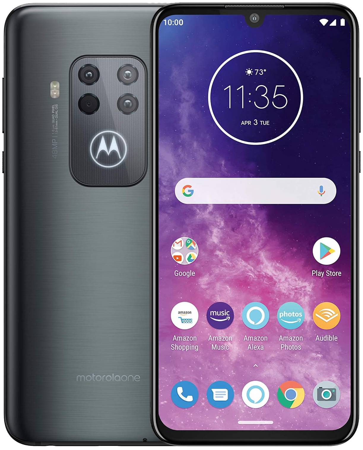 Motorola One Zoom grau - Ohne Vertrag