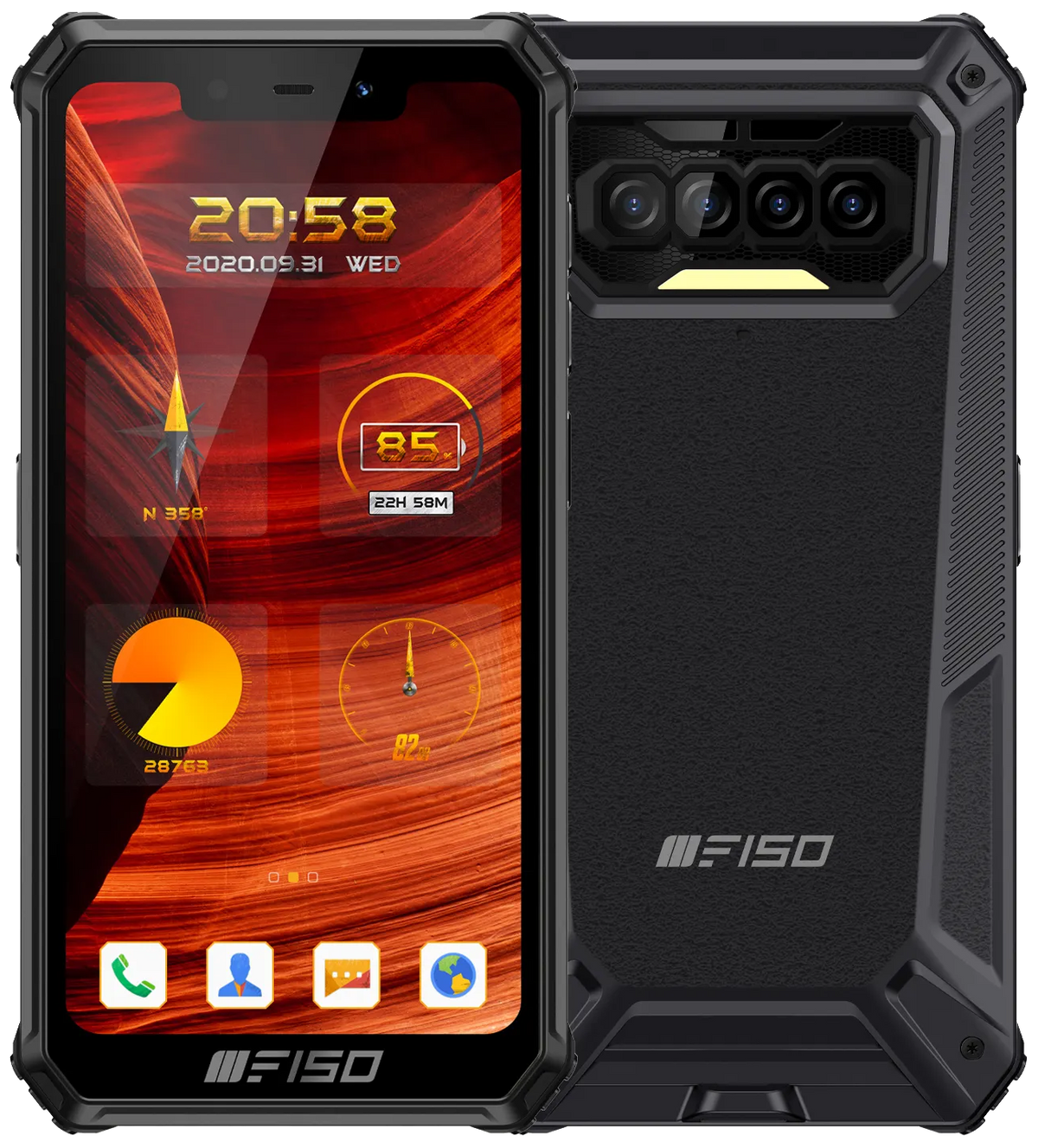 Oukitel F150 B2021 schwarz - Ohne Vertrag