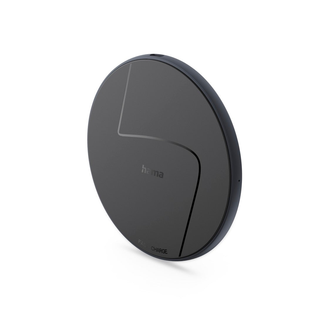 Hama Wireless Charger, kabelloses Smartphone-Ladepad, 15 W, Schwarz