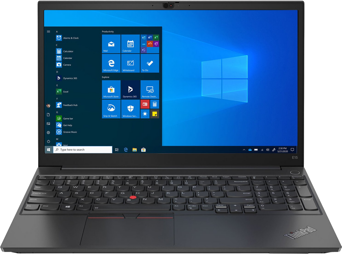 Lenovo ThinkPad E15 G3 15.6" 2021 FHD Ryzen 5 5500U 8 GB / 256 GB SSD W10Pro 20YG003XGE QWERTZ schwarz - Ohne Vertrag