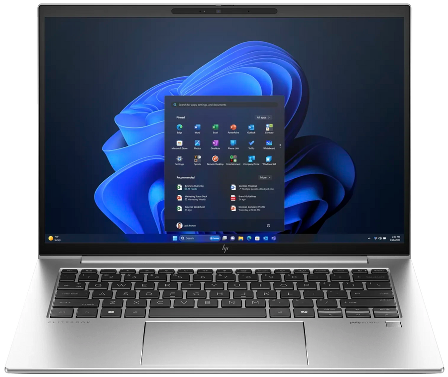 HP EliteBook 840 G11 14" 2024 WUXGA TS Ultra 7 165U 16 GB / 1 TB SSD W11Pro QWERTZ silber Renew - Ohne Vertrag