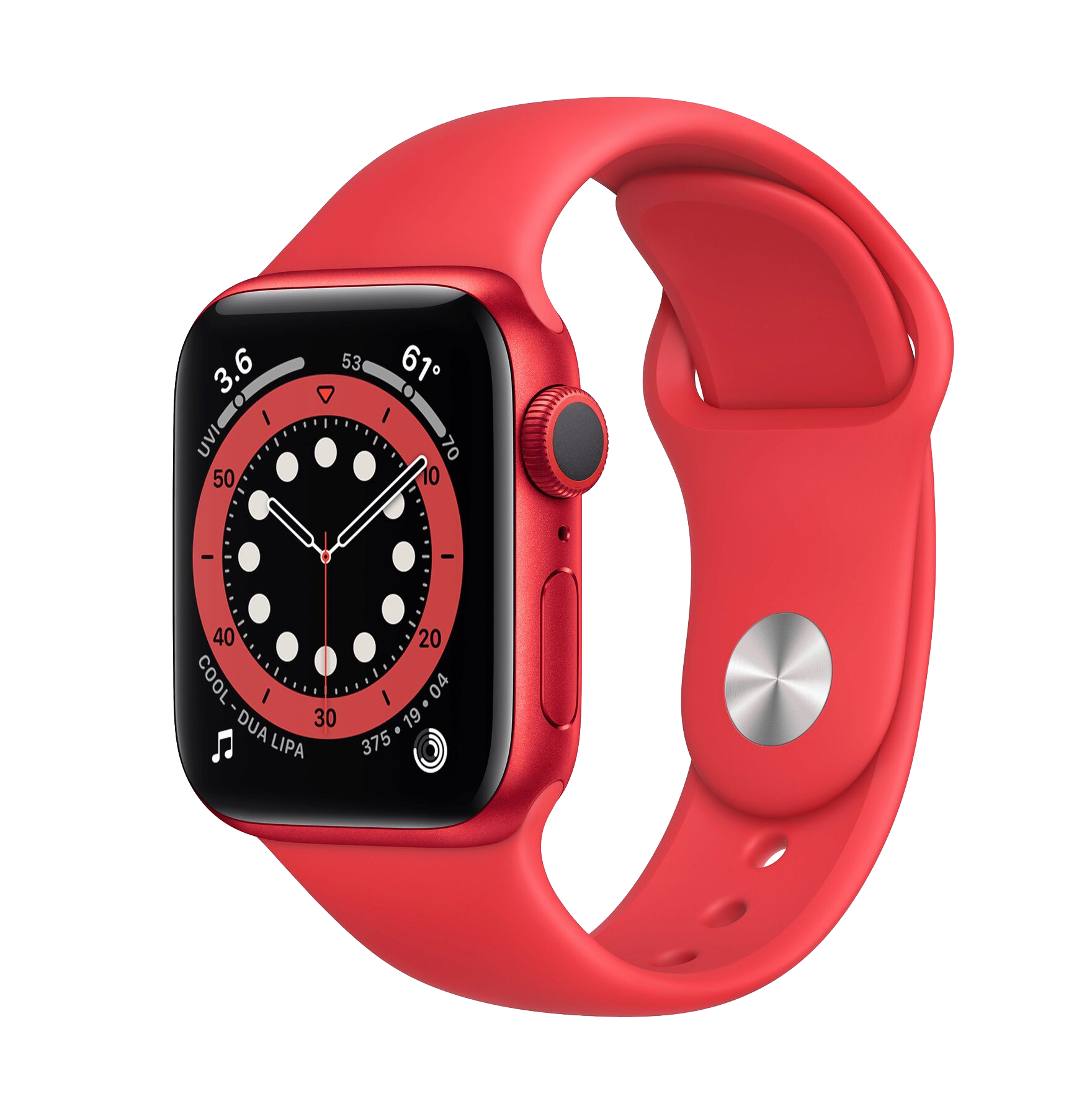 Apple Watch 6 Alu Rot 40mm armband PRODUCT(RED) MOOA3 - Ohne Vertrag