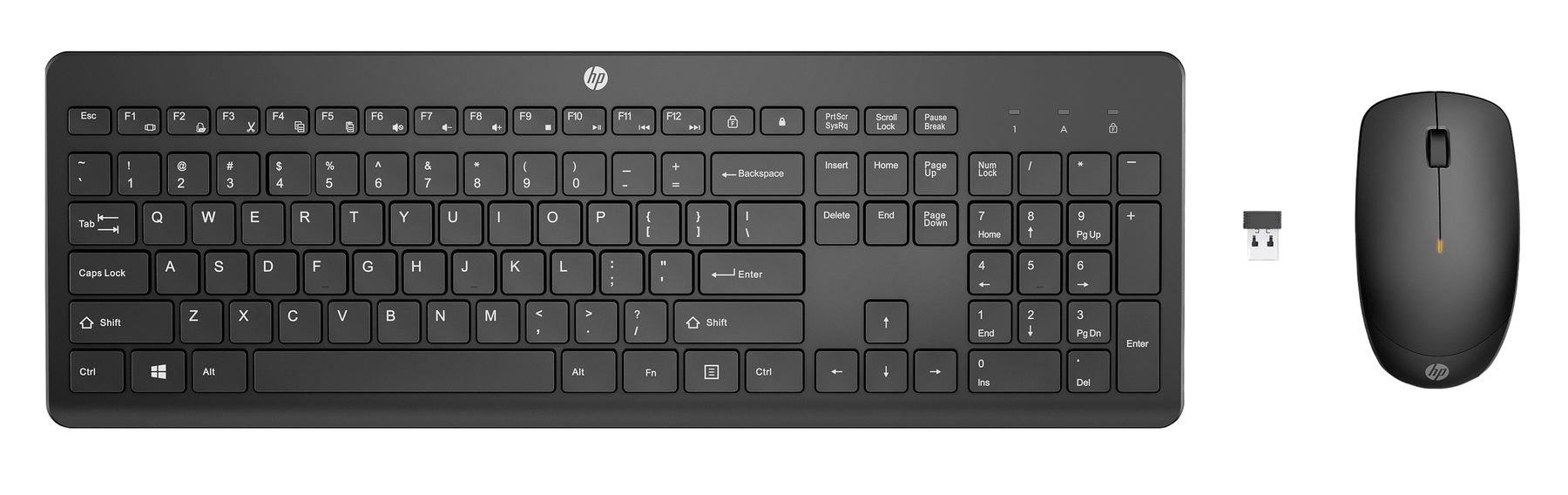 HP 230 Wireless Maus und Tastatur Wireless Combo (UK) schwarz - Onhe Vertrag