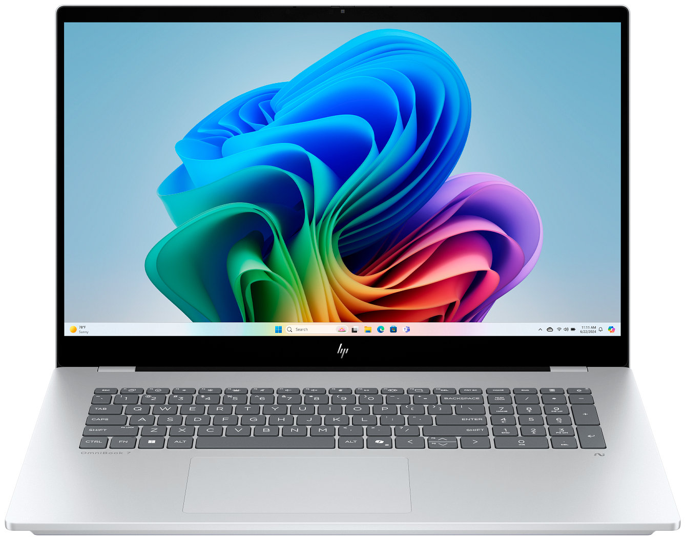 HP OmniBook 7 NGAI 17-dc0790ng 17" 2025 FHD TS Ultra7 258V 32 GB / 1 TB SSD RTX 4050 6GB W11H QWERTZ Silber Renew - Ohne Vertrag