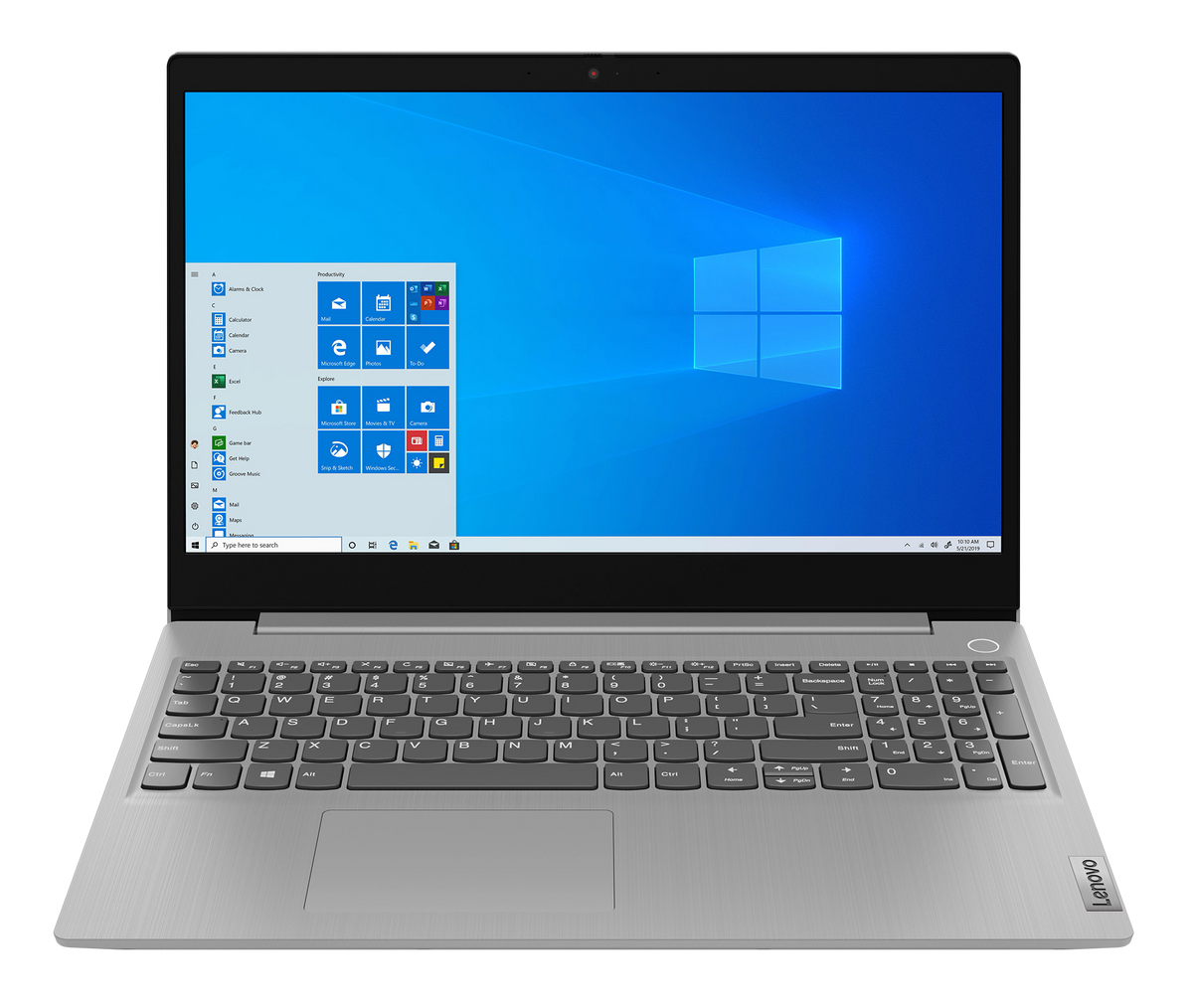 Lenovo IdeaPad 3 15ADA05 2020 Athlon Silver 3050U 8 GB / 256 GB SSD W10H 81W100GSSC slowakische Tastatur Silber - Ohne Vertrag