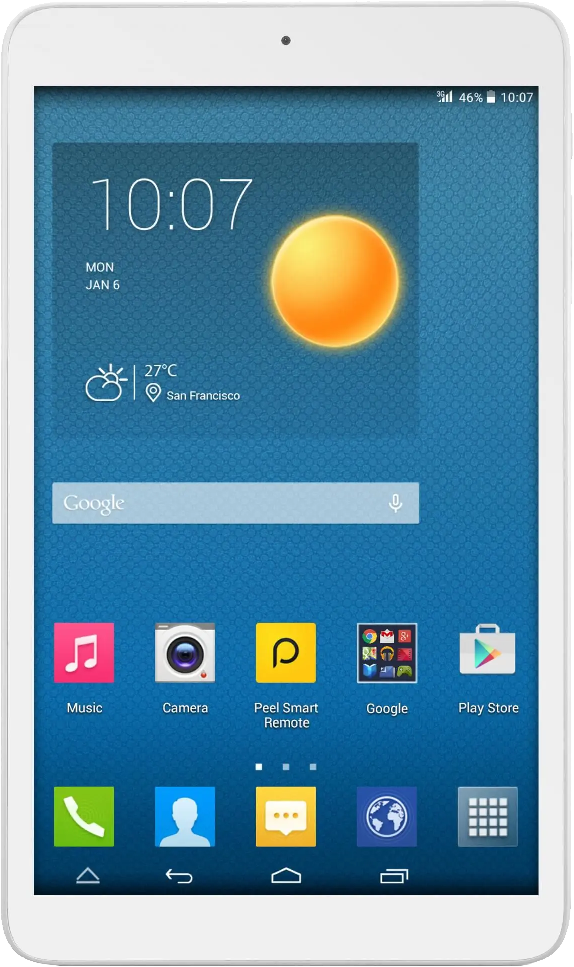 Alcatel OneTouch Pixi 3 (8) 3G 9005X weiß - Ohne Vertrag