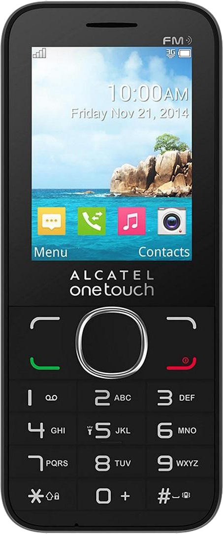 Alcatel 2045 schwarz - Ohne Vertrag