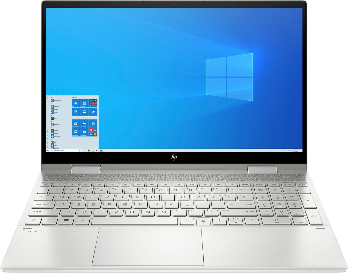 HP Envy x360 15-ed0278ng 15.6" 2020 FHD i7-1065G7 16 GB / 1 TB SSD W10H 16S29EA QWERTZ silber - Ohne Vertrag