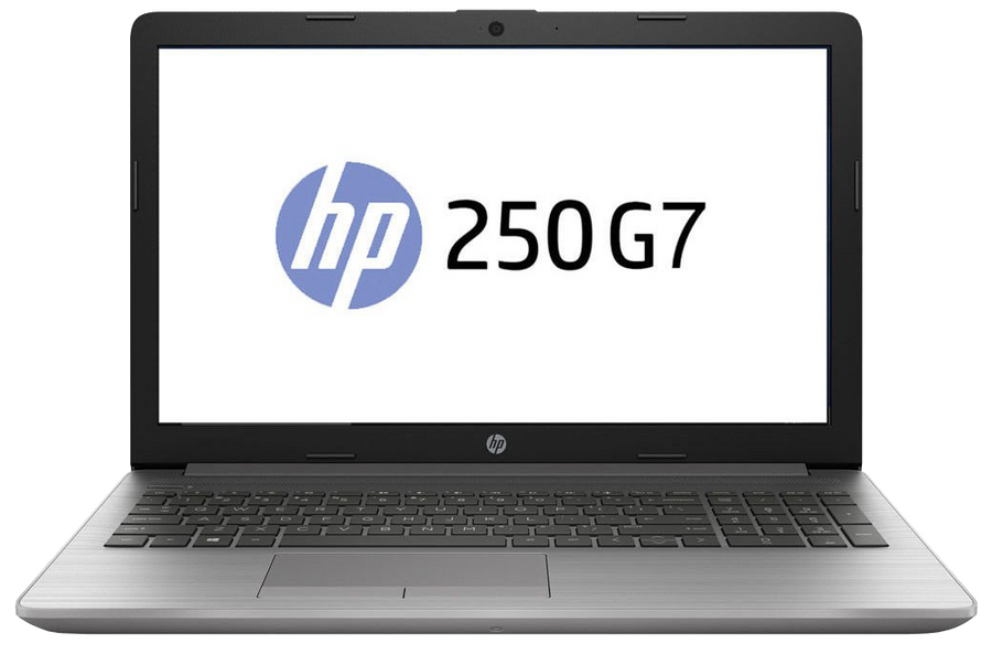 HP 250 G7 15" 2019 FHD i3-7020U 8 GB / 256 GB SSD W10H 6MR37ES slowakische Tastatur Silber - Ohne Vertrag