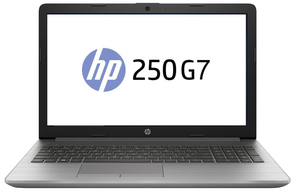 HP 250 G7 15" 2019 FHD i3-7020U 8 GB / 256 GB SSD W10H 6MR37ES slowakische Tastatur Silber - Ohne Vertrag