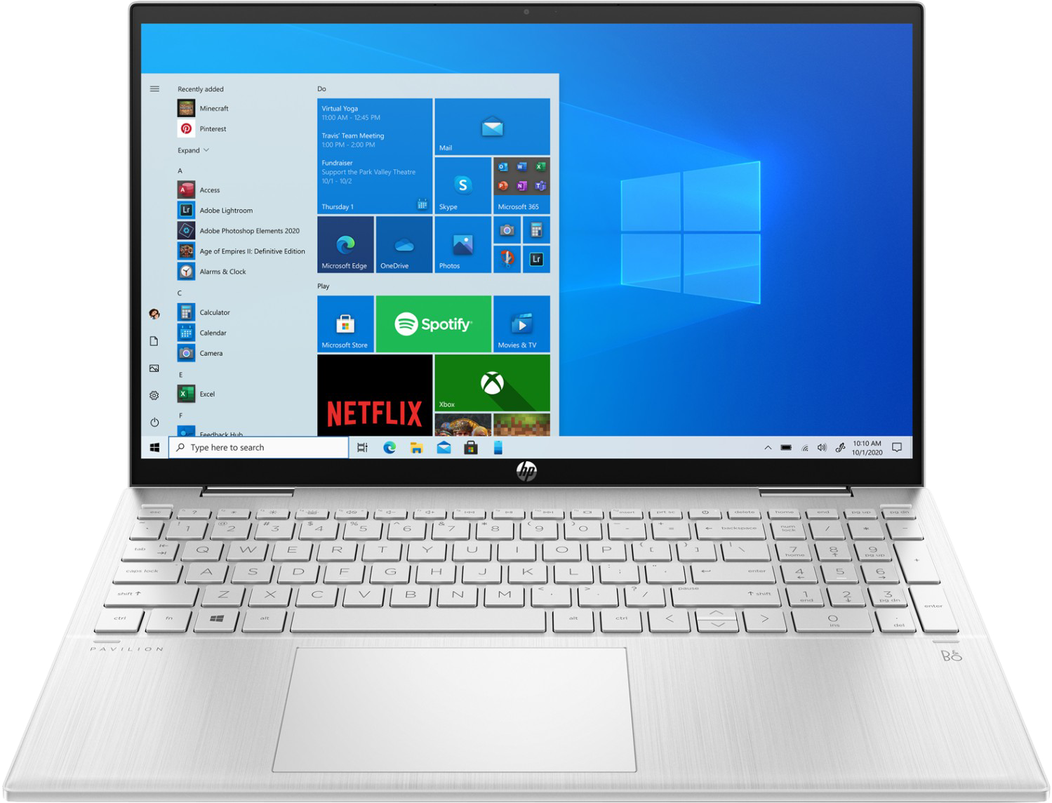 HP Pavilion x360 15-er0055ng 15.6" 2021 FHD i5-1135G7 8GB / 512GB W10H 46H67EA QWERTZ silber - Ohne Vertrag