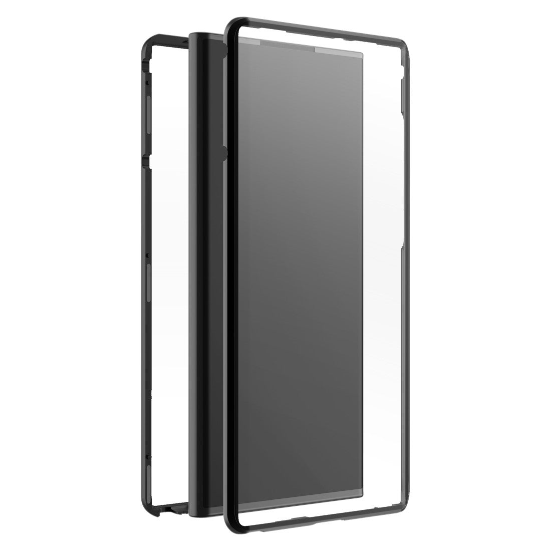 Black Rock Cover 360 Glass für Samsung Galaxy S23 Ultra, Schwarz