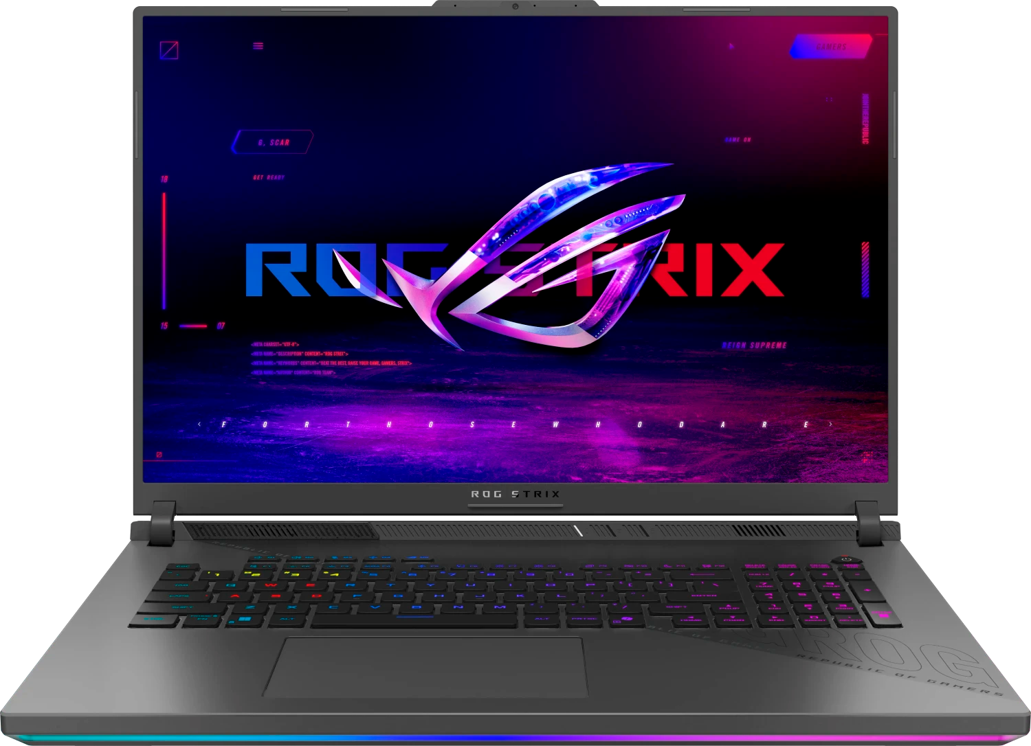 Asus ROG Strix G18 18" 2025 WQXGA Ryzen 9 9955HX 32 GB / 1 TB SSD RTX 5060 8GB W11H G814FM-S9033W QWERTZ Grau - Ohne Vertrag