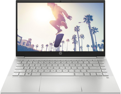 Pavilion 14-ec0076ng R7 5700U 16/512GB 46H53EA QWERTZ Silber