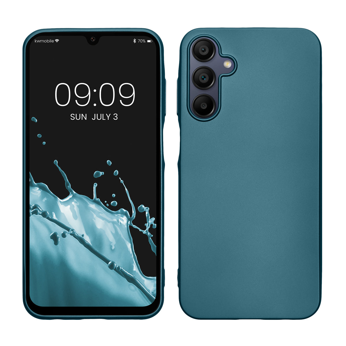 TPU Hülle für Samsung Galaxy A15 5G in Metallic Karibikblau