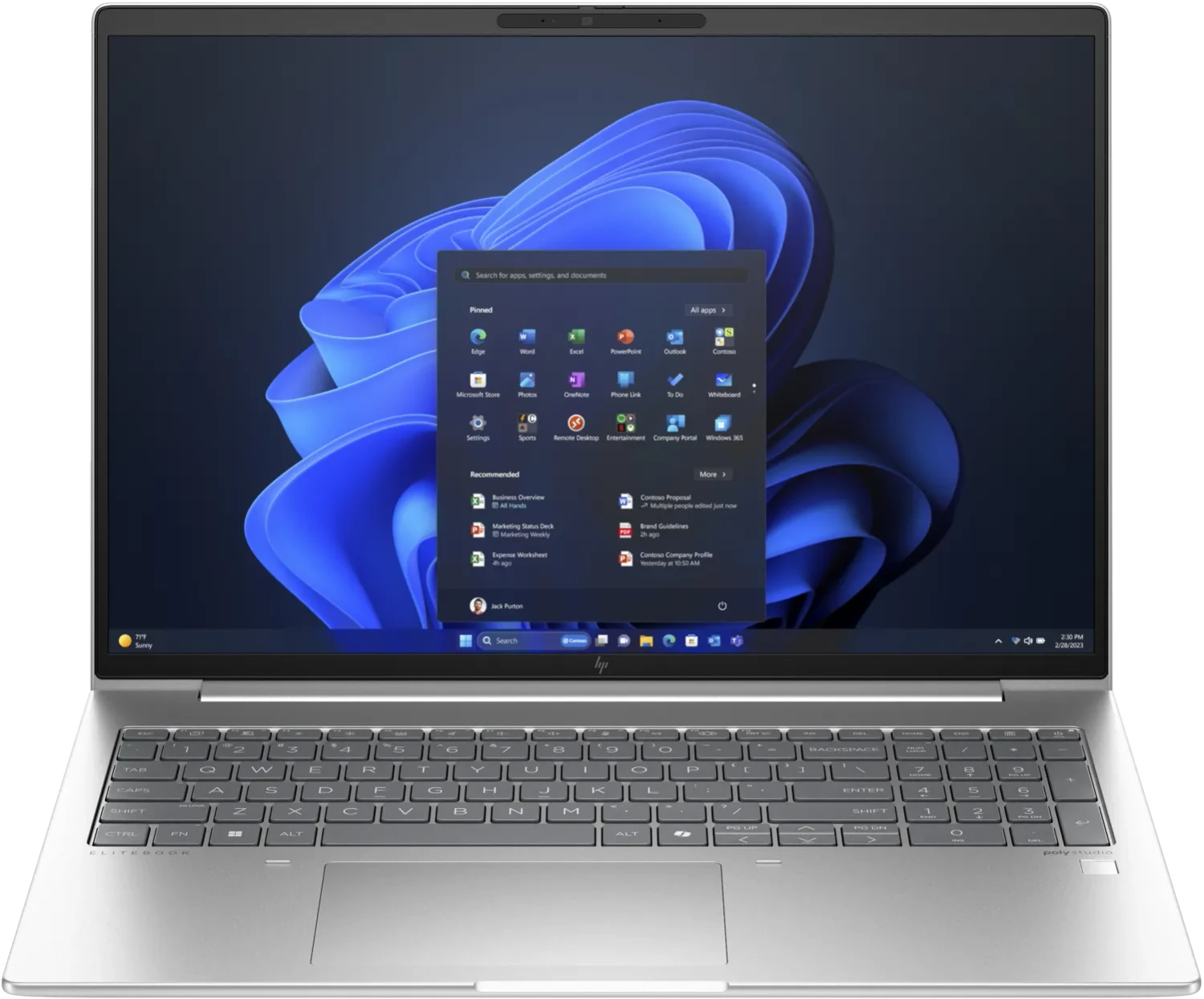 HP EliteBook 665 G11 16" 2024 WUXGA Ryzen7 7735U 16 GB / 1 TB SSD W11Pro QWERTZ Silber Renew - Ohne Vertrag