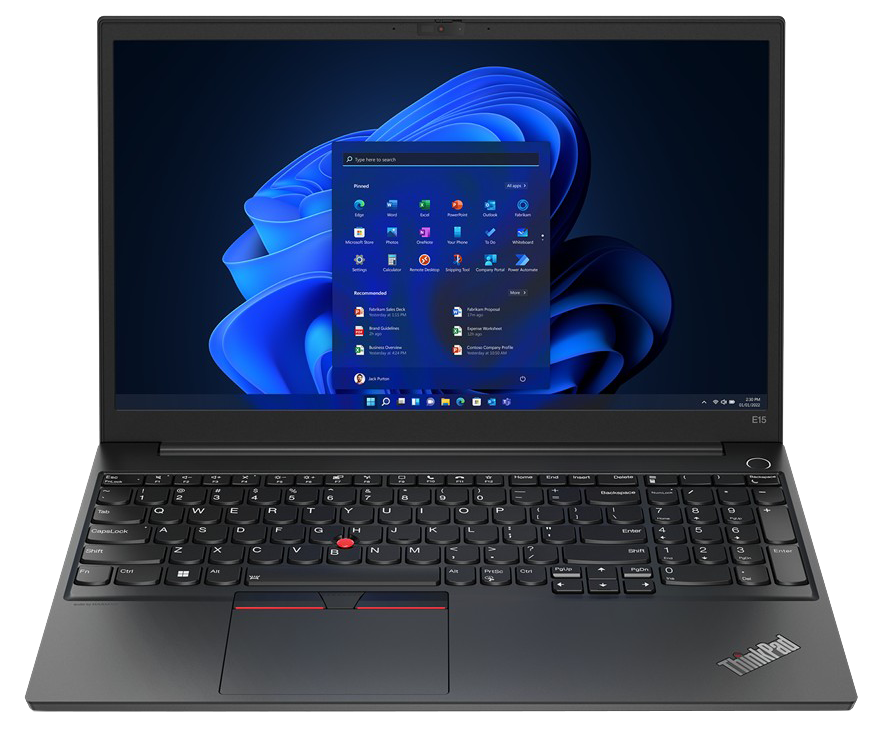 Lenovo ThinkPad E15 Gen4 15" 2022 FHD i7-1255U 16 GB / 512 GB SSD W11Pro 21E60050GE QWERTZ Schwarz - Ohne Vertrag