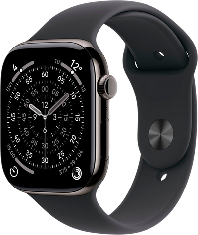 Watch 11 5G Titan 46mm Jet Black Sportarmband Black M/L MFD24