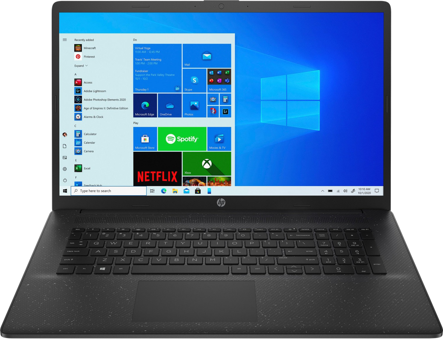 HP 17-cp1055ng 17,3" 2022 FHD Ryzen 5 5625U 8 GB / 512 GB SSD W11H 72X90EA QWERTZ Schwarz - Ohne Vertrag