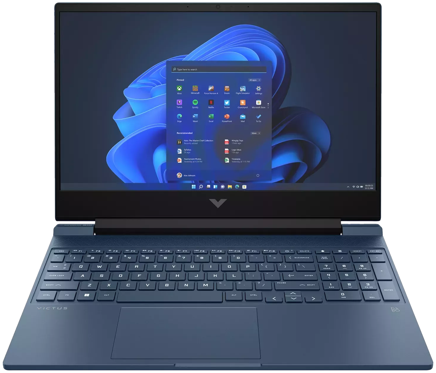 HP Victus 15-fa1755ng 15" 2023 FHD i5-13500H 16 GB / 1 TB SSD RTX 3050 W11H Blau Renew - Ohne Vertrag