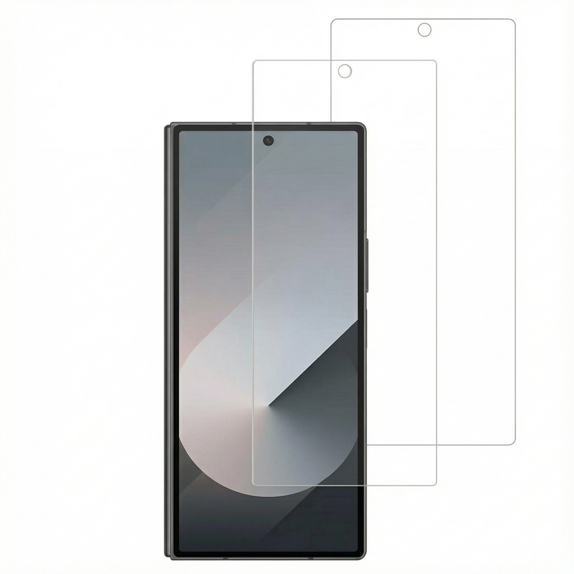 Accezz Displayschutz 2er-pack aus gehärtetem Glas für das Samsung Galaxy Z Fold 7