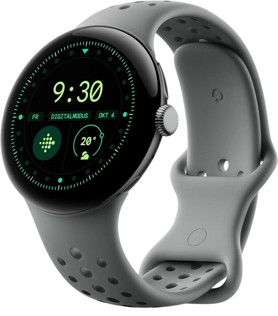 Google Pixel Watch 3 45mm 4G Matte Hazel Sportarmband Hazel - Ohne Vertrag